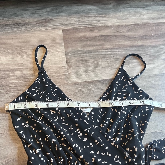 Kaileigh Black and White Patterned Jumpsuit - Picture 3 of 4